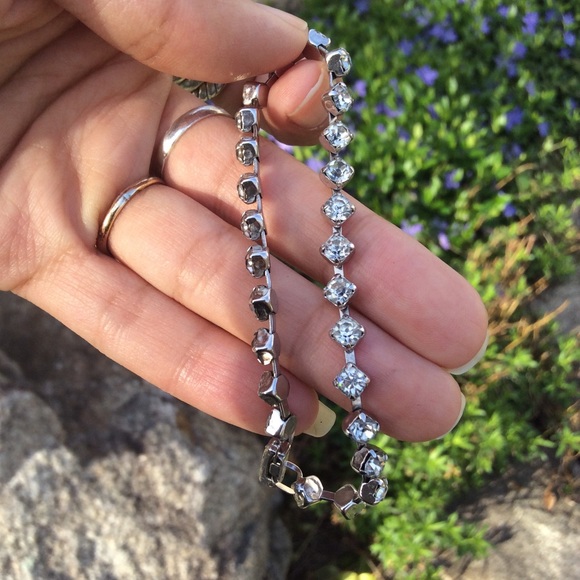 Kramer Jewelry - Diagonal Diamond Tennis Bracelet- VNTG!